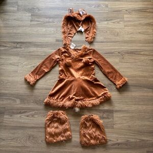 Girls Halloween Sweet Fox Costume Size 4-5